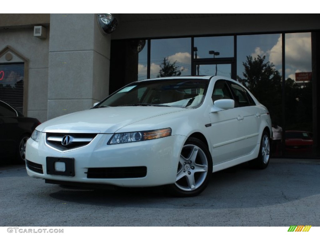 White Diamond Pearl Acura TL