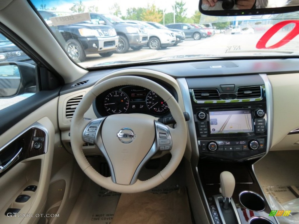 2014 Nissan Altima 2.5 SL Beige Dashboard Photo #84960838