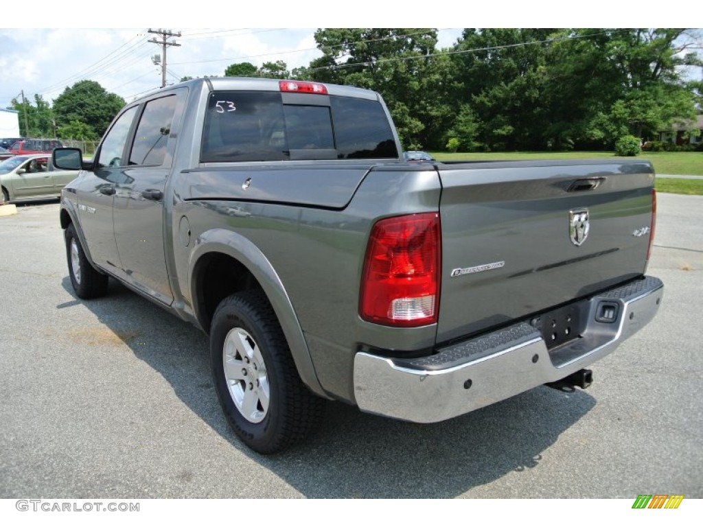 2012 Ram 1500 Outdoorsman Crew Cab 4x4 - Mineral Gray Metallic / Dark Slate Gray/Medium Graystone photo #4