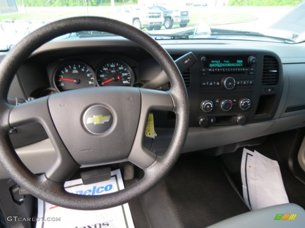 2011 Silverado 1500 LS Regular Cab - Blue Granite Metallic / Dark Titanium photo #12