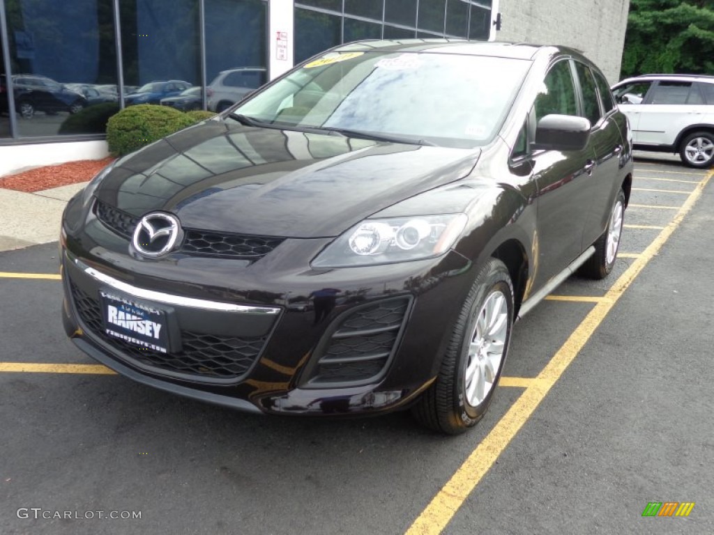 2010 CX-7 i Sport - Black Cherry Mica / Sand photo #1