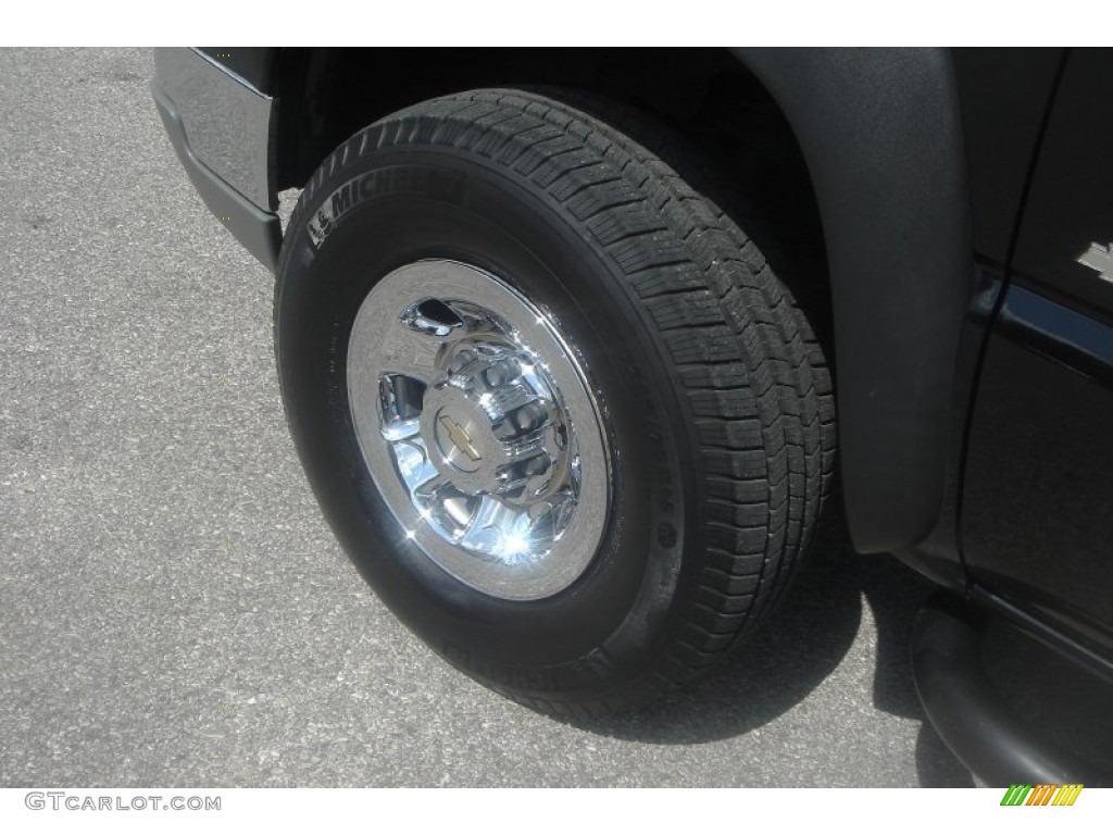 2005 Silverado 3500 LS Crew Cab 4x4 - Black / Dark Charcoal photo #17