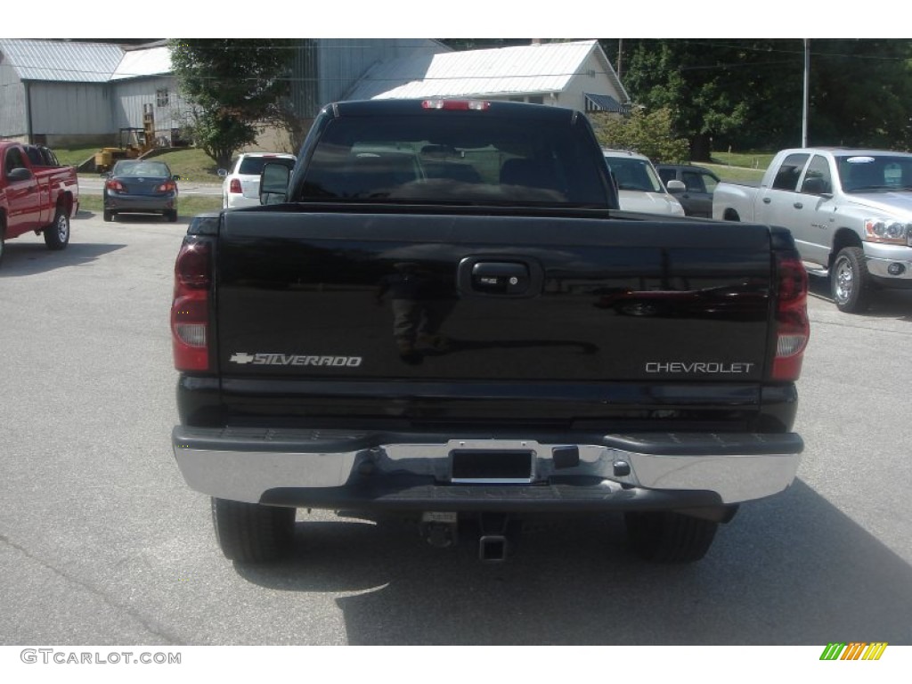 2005 Silverado 3500 LS Crew Cab 4x4 - Black / Dark Charcoal photo #66