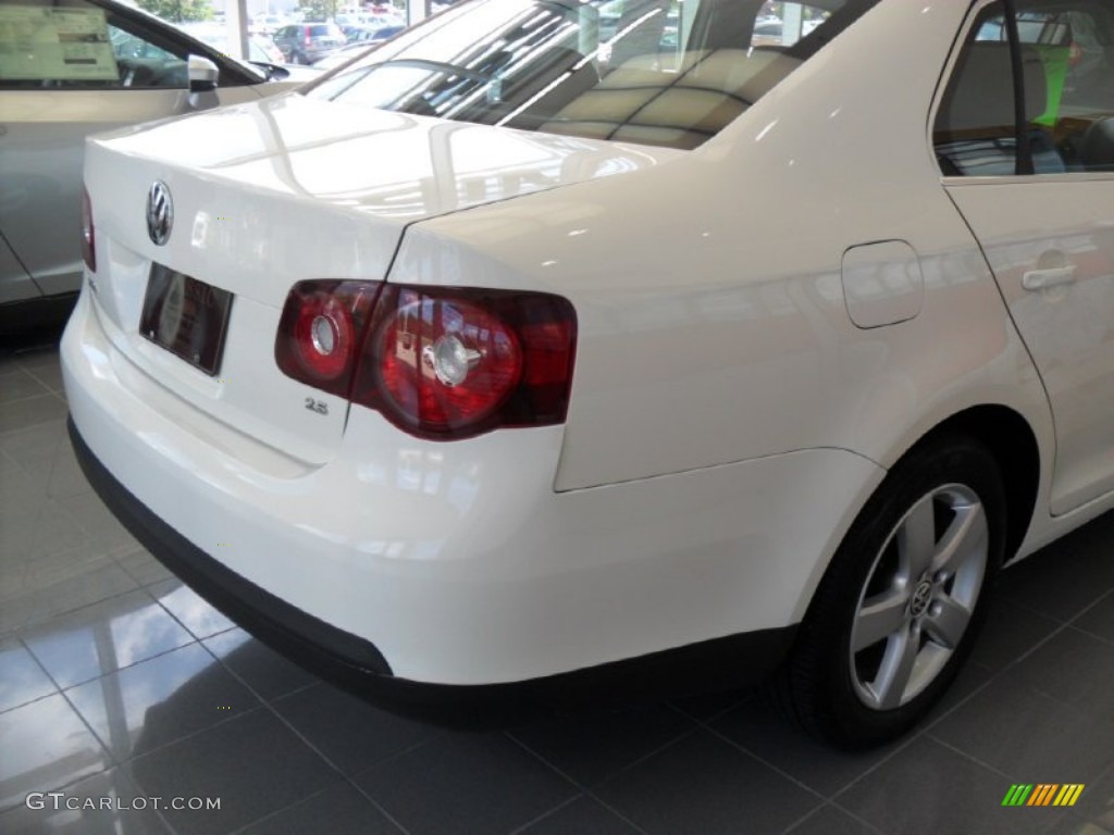 2008 Jetta SE Sedan - Campanella White / Anthracite Black photo #10