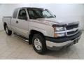 2004 Silver Birch Metallic Chevrolet Silverado 1500 Z71 Extended Cab 4x4  photo #1