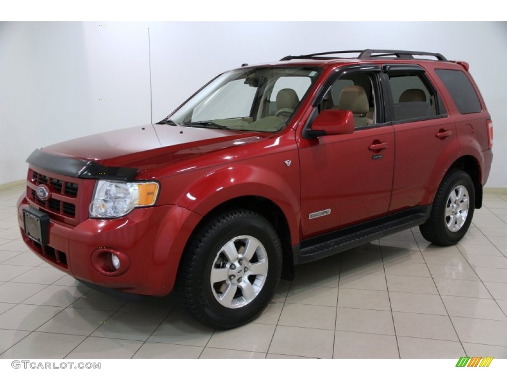 Redfire Metallic 2008 Ford Escape Limited 4WD Exterior Photo #84964237