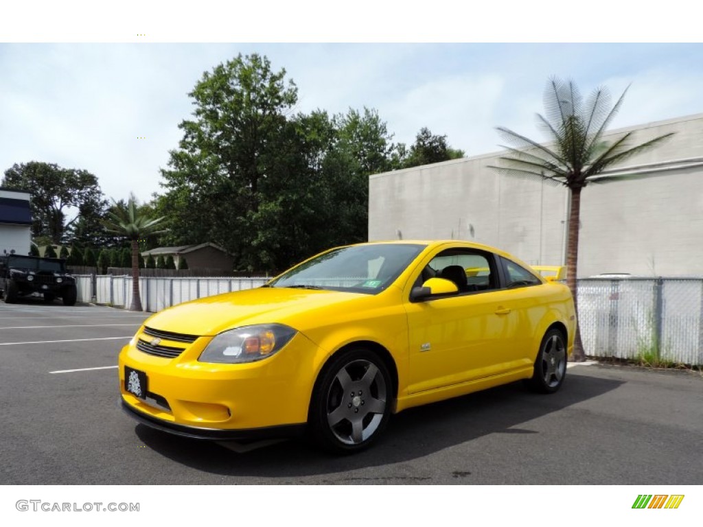 2005 Cobalt SS Supercharged Coupe - Rally Yellow / Ebony photo #1