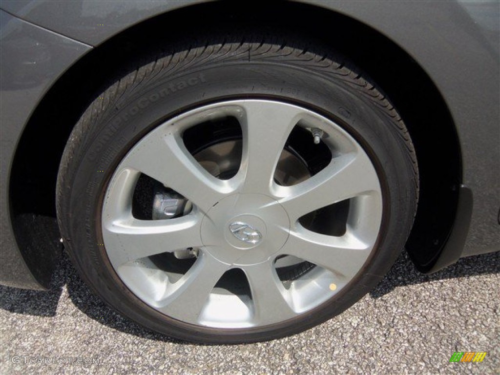 2013 Elantra Limited - Harbor Gray Metallic / Black photo #3