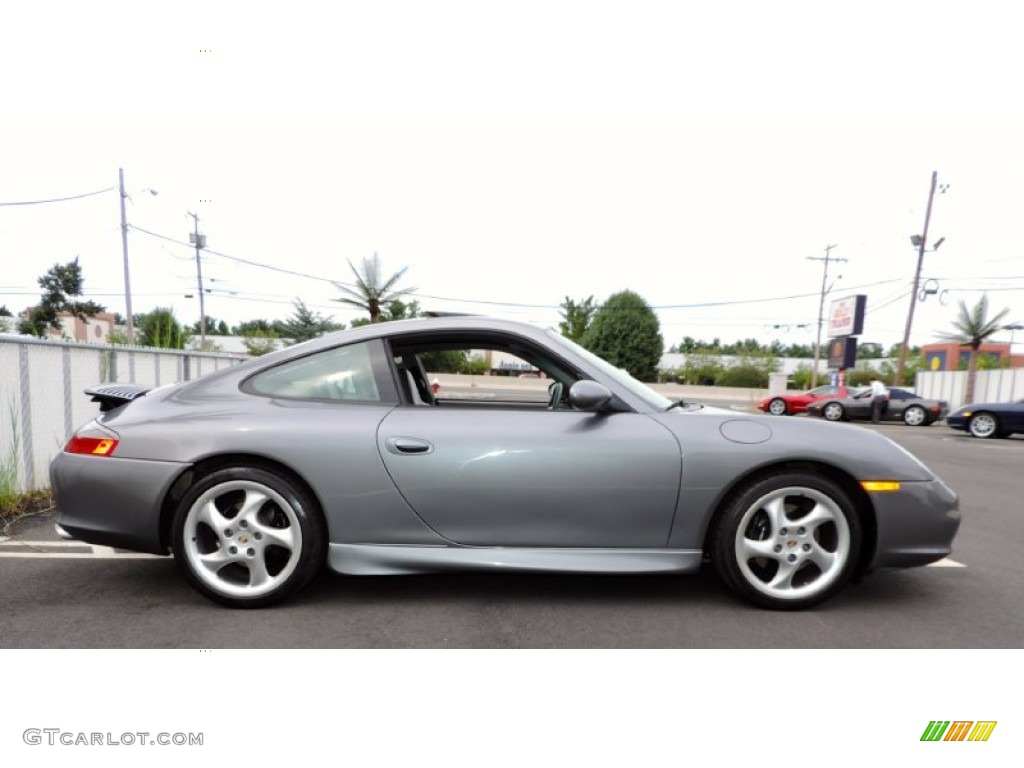 Seal Grey Metallic 2002 Porsche 911 Carrera Coupe Exterior Photo #84966218