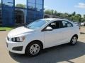 2013 Summit White Chevrolet Sonic LT Sedan  photo #1