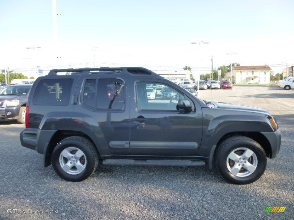 2005 Xterra SE 4x4 - Night Armor Pearl / Steel/Graphite photo #12