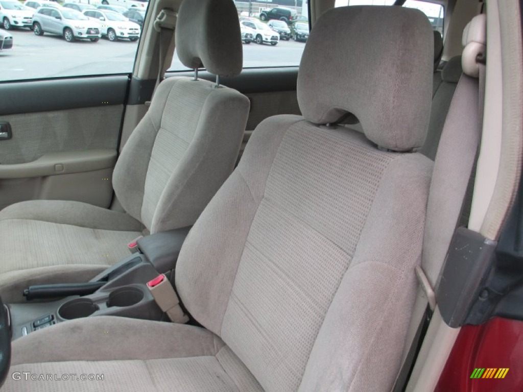 2003 Outback Wagon - Regatta Red Pearl / Gray photo #20