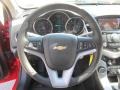Jet Black 2014 Chevrolet Cruze LT Steering Wheel