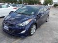 2013 Indigo Night Hyundai Elantra Limited  photo #1