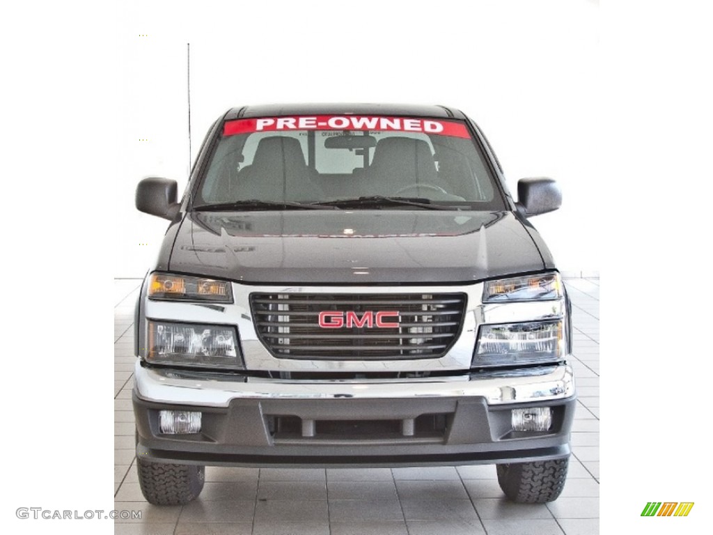 2008 Canyon SLE Crew Cab 4x4 - Dark Steel Gray Metallic / Medium Pewter photo #4