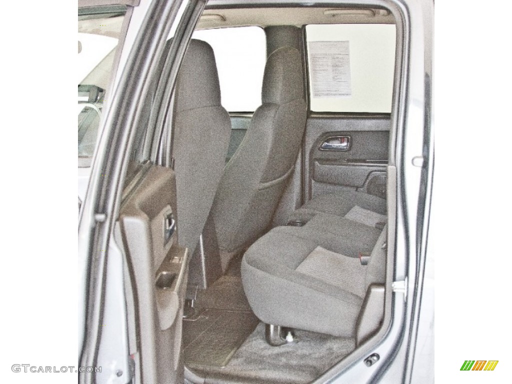 2008 Canyon SLE Crew Cab 4x4 - Dark Steel Gray Metallic / Medium Pewter photo #8