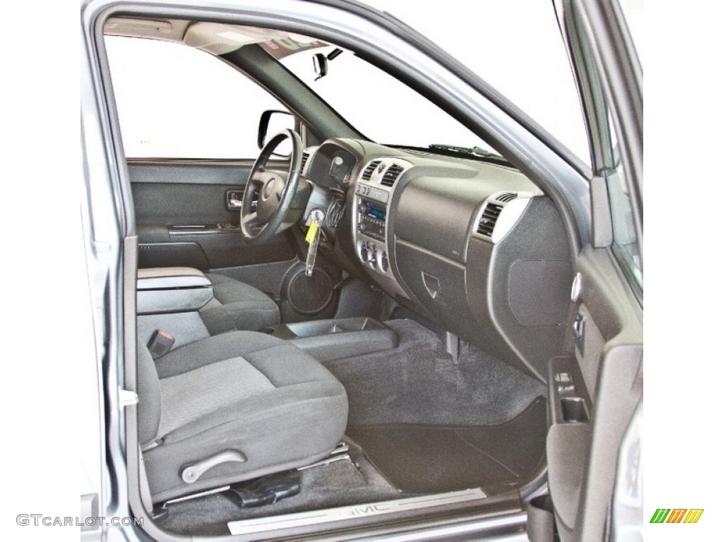 2008 Canyon SLE Crew Cab 4x4 - Dark Steel Gray Metallic / Medium Pewter photo #13