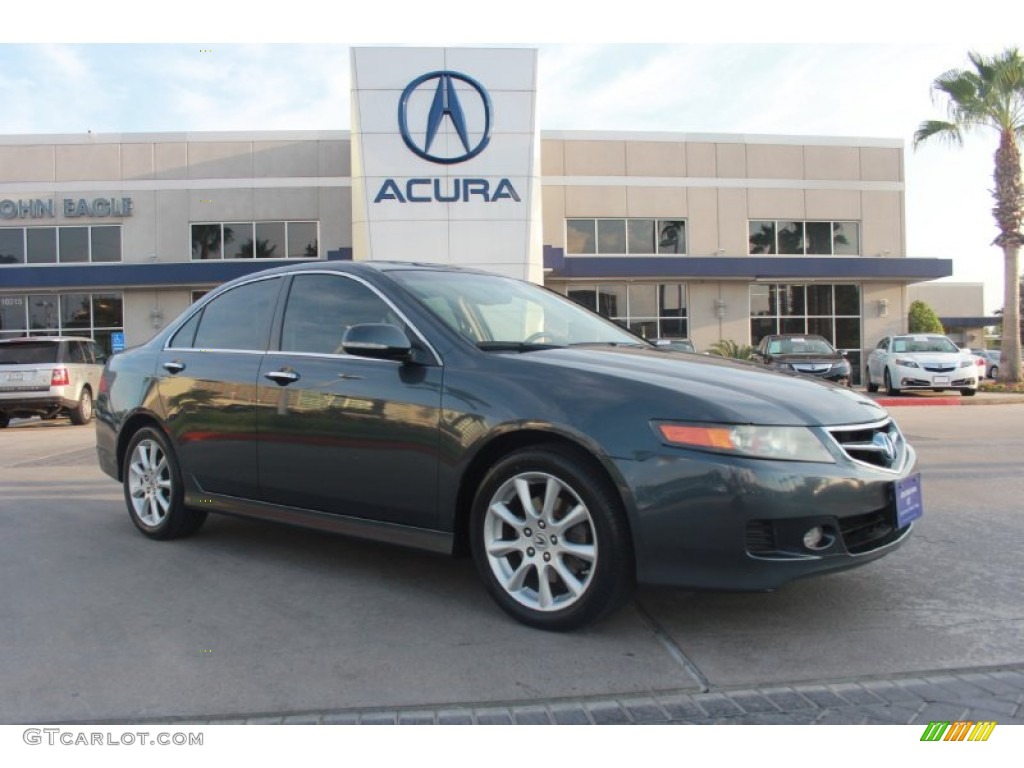 2008 TSX Sedan - Carbon Gray Pearl / Ebony photo #1