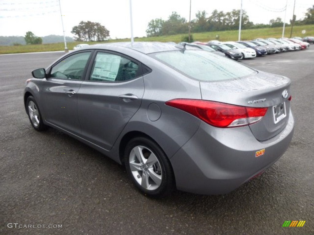 2013 Elantra GLS - Titanium Gray Metallic / Gray photo #5