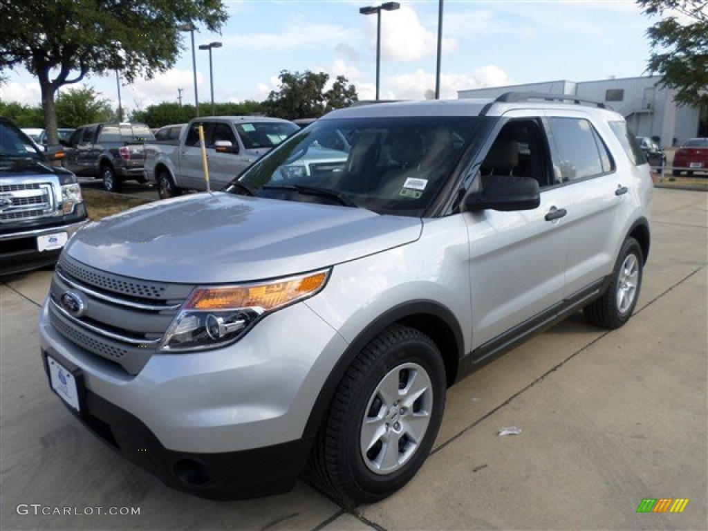 2014 Explorer FWD - Ingot Silver / Medium Light Stone photo #1