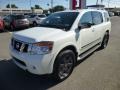 2013 Pearl White Nissan Armada Platinum Reserve 4WD  photo #3