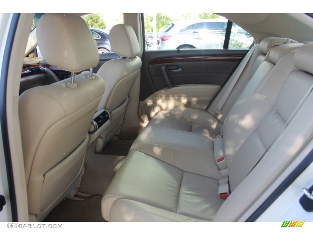 2009 RL 3.7 AWD Sedan - Alberta White Pearl / Parchment photo #12