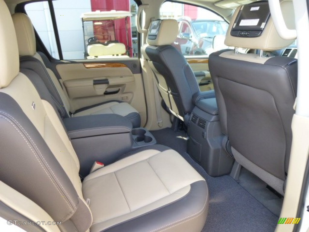 2013 Nissan Armada Platinum Reserve 4WD Rear Seat Photo #84970556
