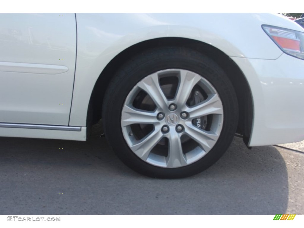2009 RL 3.7 AWD Sedan - Alberta White Pearl / Parchment photo #33