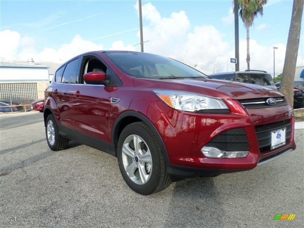 2014 Escape SE 1.6L EcoBoost - Ruby Red / Medium Light Stone photo #7