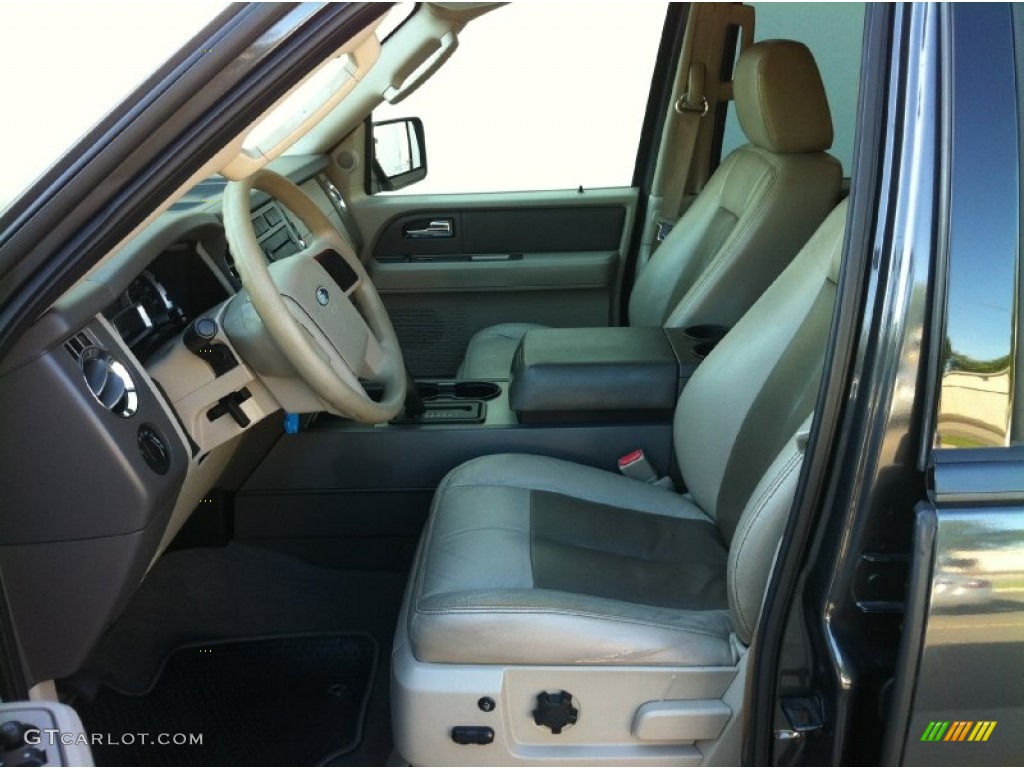 2007 Expedition XLT 4x4 - Carbon Metallic / Stone photo #9