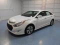 2013 Porcelain White Pearl Hyundai Sonata Hybrid Limited  photo #2