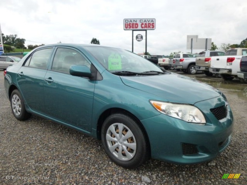 2009 Corolla LE - Capri Sea Green Metallic / Bisque photo #1