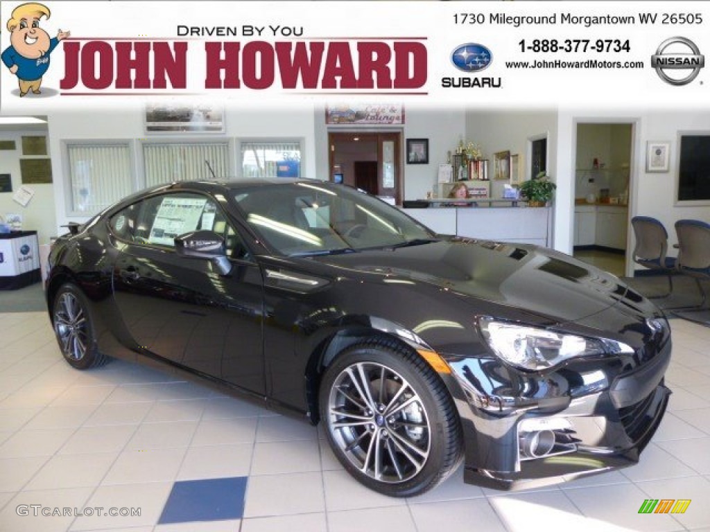 2013 BRZ Limited - Crystal Black Silica / Black Leather/Alcantara photo #1