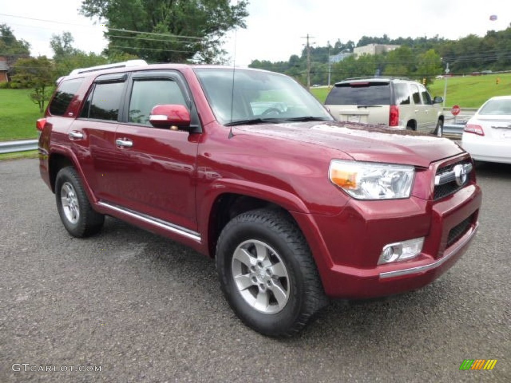2011 4Runner SR5 4x4 - Salsa Red Pearl / Sand Beige photo #1