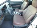 2014 Subaru Outback Saddle Brown Interior Front Seat Photo