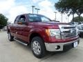 2013 Ruby Red Metallic Ford F150 XLT SuperCab  photo #7