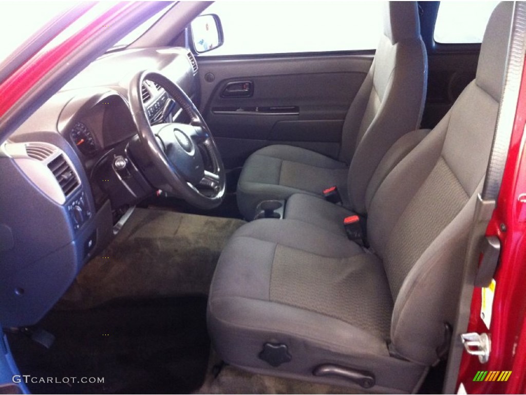Very Dark Pewter Interior 2006 Chevrolet Colorado LT Extended Cab 4x4 Photo #84974858