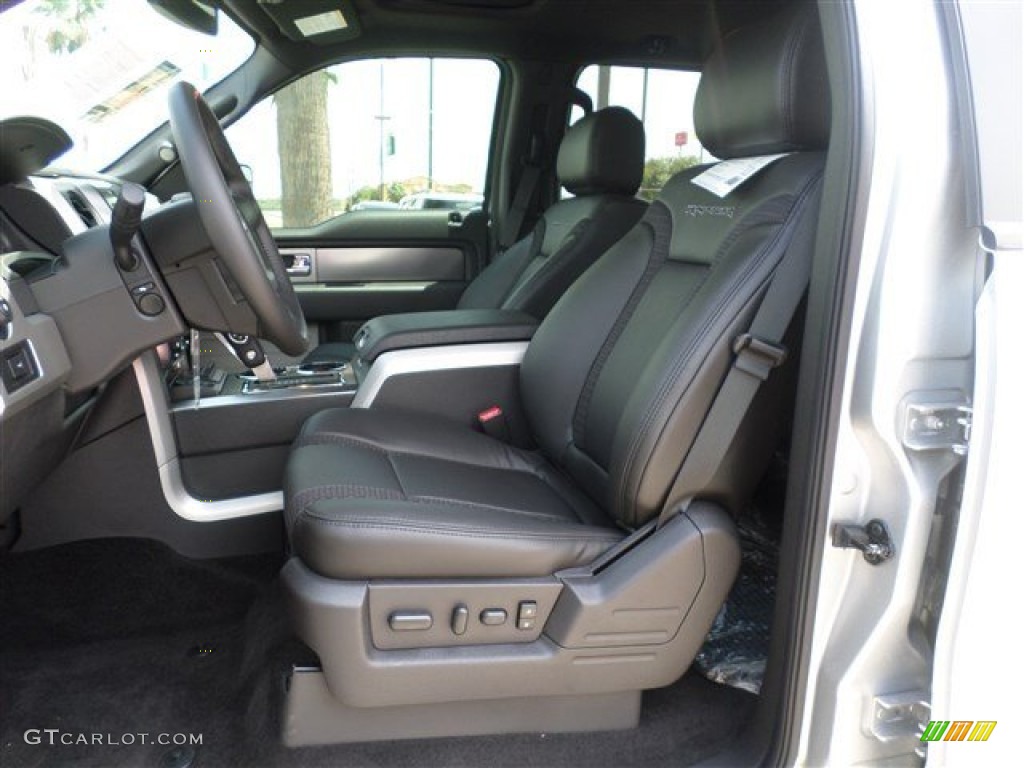 2013 Ford F150 SVT Raptor SuperCrew 4x4 Front Seat Photo #84976555