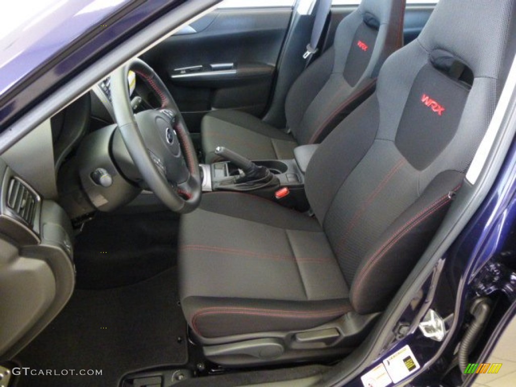 WRX Carbon Black Interior 2013 Subaru Impreza WRX Premium 4 Door Photo #84976592