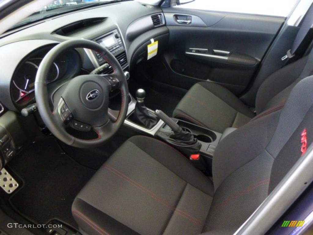 WRX Carbon Black Interior 2013 Subaru Impreza WRX Premium 4 Door Photo #84976613