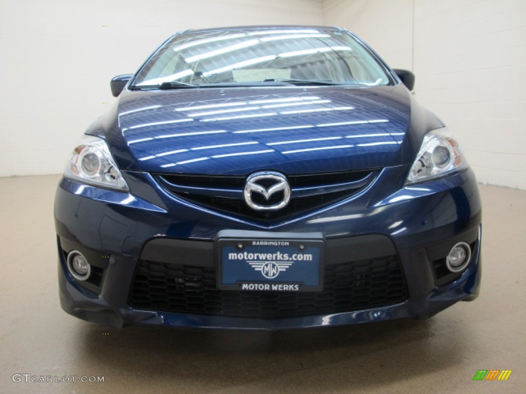 2008 MAZDA5 Touring - Stormy Blue / Black photo #3