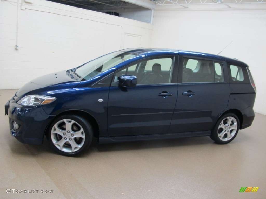 Stormy Blue 2008 Mazda MAZDA5 Touring Exterior Photo #84976871
