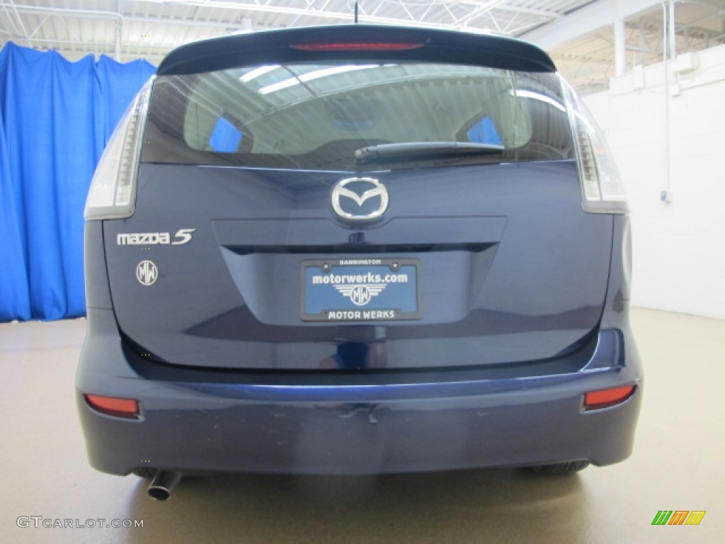 2008 MAZDA5 Touring - Stormy Blue / Black photo #8