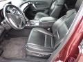2007 Acura MDX Ebony Interior Front Seat Photo