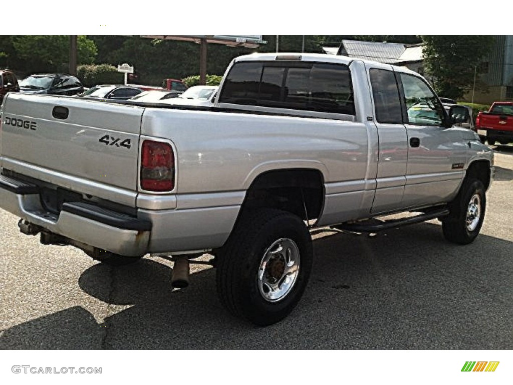 2002 Ram 2500 SLT Quad Cab 4x4 - Bright Silver Metallic / Agate photo #1