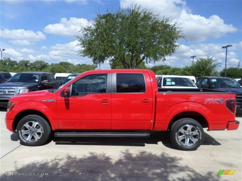 Race Red 2013 Ford F150 FX2 SuperCrew Exterior Photo #84977261