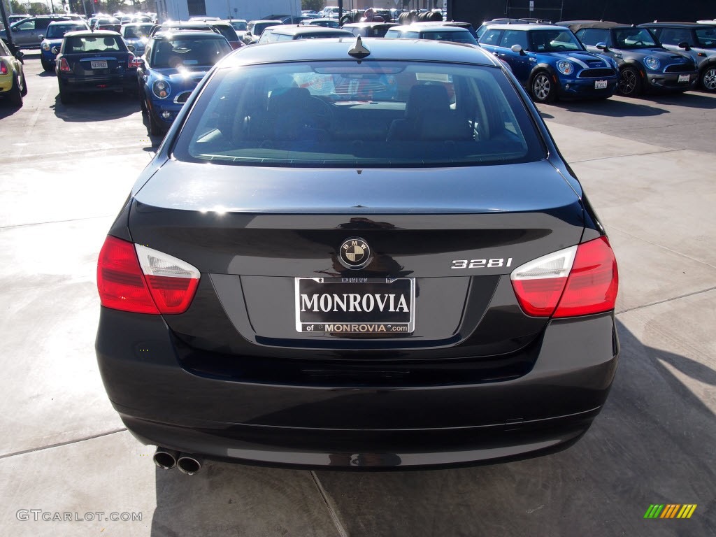 2008 3 Series 328i Sedan - Black Sapphire Metallic / Black photo #9