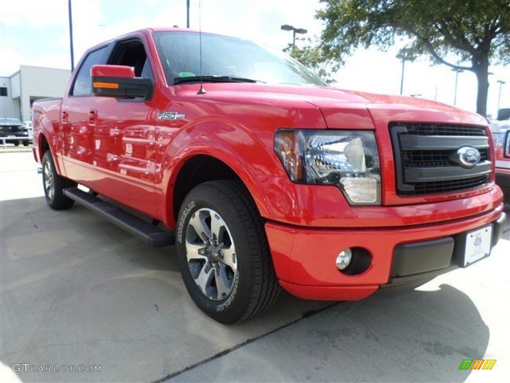 2013 F150 FX2 SuperCrew - Race Red / Black photo #7