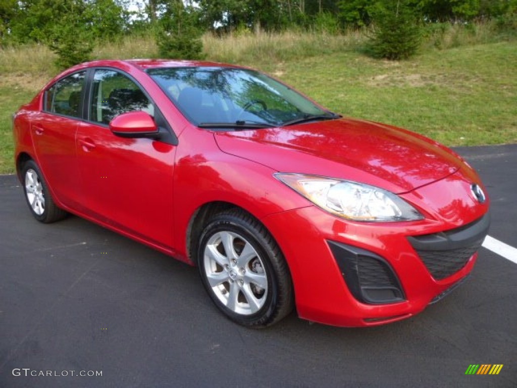 2011 MAZDA3 i Touring 4 Door - Velocity Red Mica / Black photo #1