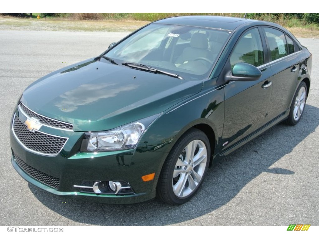 Rainforest Green Metallic 2014 Chevrolet Cruze LTZ Exterior Photo #84979475